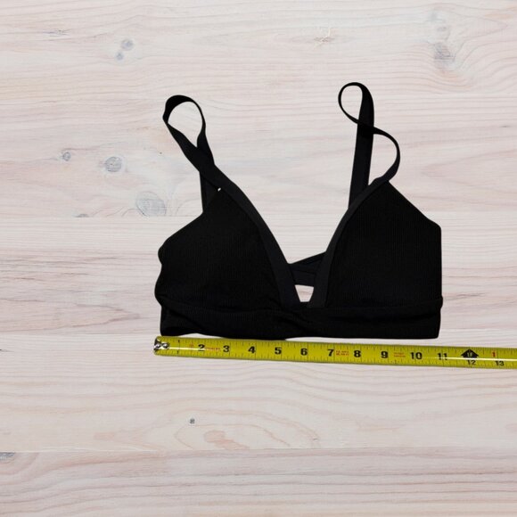 L Space Eco Jess Bikini Top Black - Size S - Picture 5 of 5